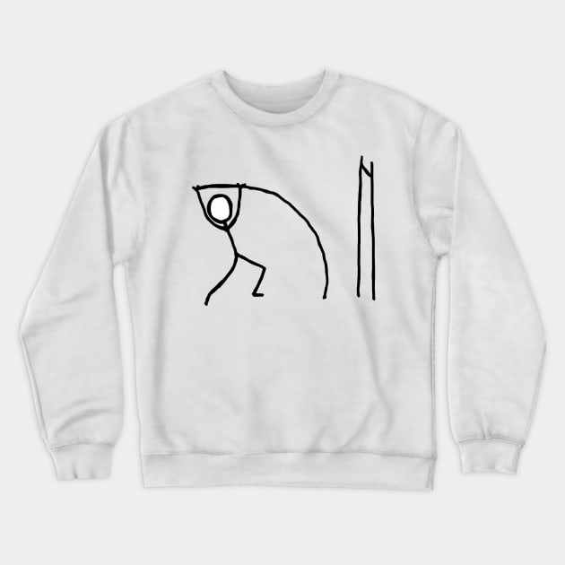 Pole Vaulting Crewneck Sweatshirt by Mark Ewbie